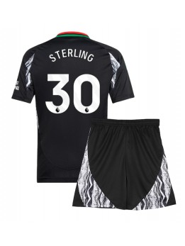 Detské Futbalové oblečenie Arsenal Raheem Sterling #30 2024-25 Krátky Rukáv - Preč (+ trenírky)